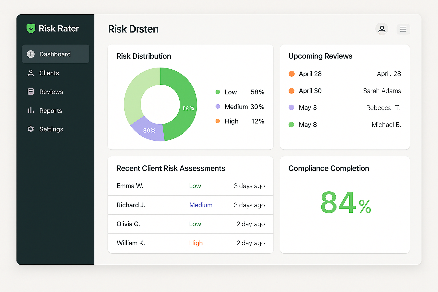 Risk Engine Interface 4